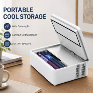 Insulin Cooler Box Portable Rechargeable Mini Personal Fridge Car Home Small Medicine Refrigerator