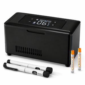 Portable Insulin Cooler Box Rechargeable for Car and Home Use USB Powered Medication Cooling Mini Thermostat Box