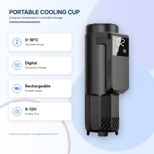 Cross-border new insulin cold storage box, portable, can be taken on airplane, rechargeable cold storage box, insulin refrigeration thermos cup